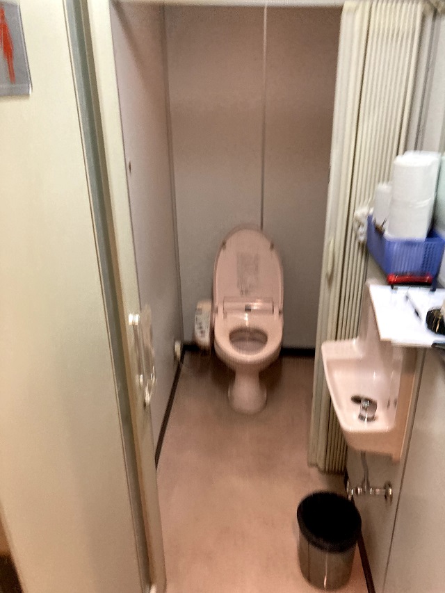 事務所の女子トイレ改装工事 施工前（Before）