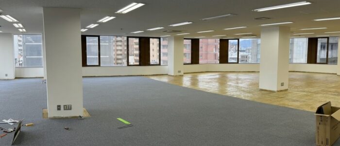 テナント内装解体・養生作業（above建築工房）